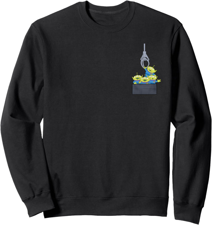 Disney Pixar Toy Story Aliens Claw Machine Pocket Sweatshirt