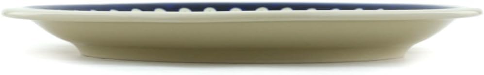 Original Bunzlauer flacher Teller/Pizzateller/Essteller Ø27.2 cm, H=3.0cm Dekor 42