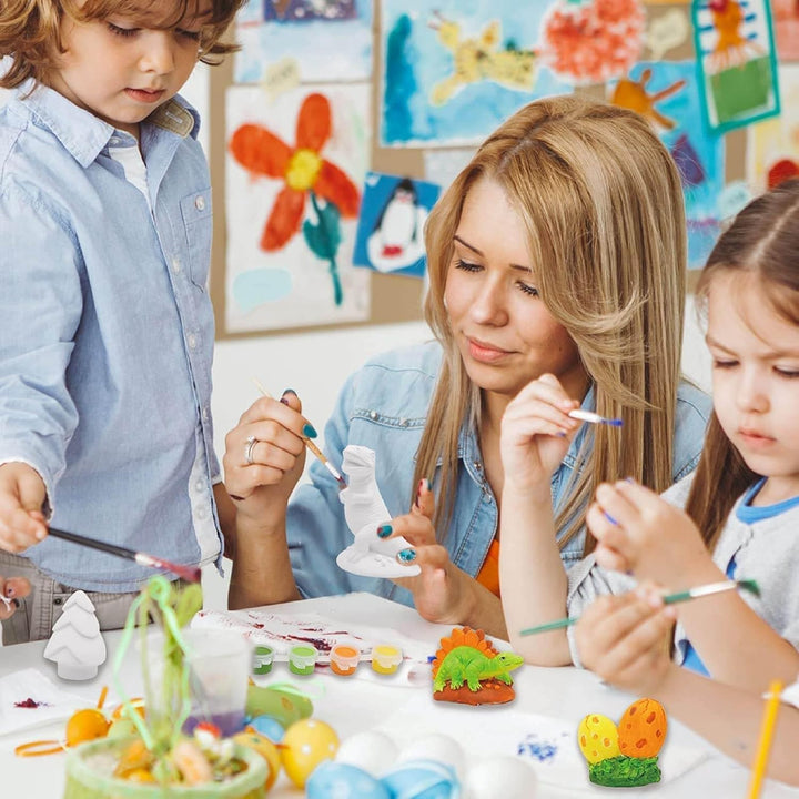 Funto Paint Your Own Dinosaurs Painting Kit, 13 PCS Kunst und Handwerk Set für Kinder, STEAM Projekt