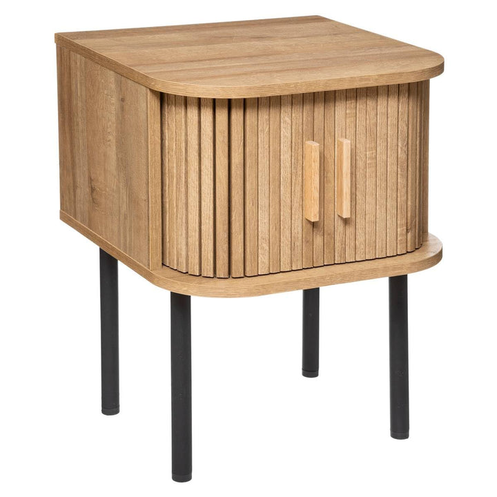 Zweitüriges Nachttischchen Colva - Natur - Beige - Atmosphera créateur d'intérieur cm Beige, cm Beig