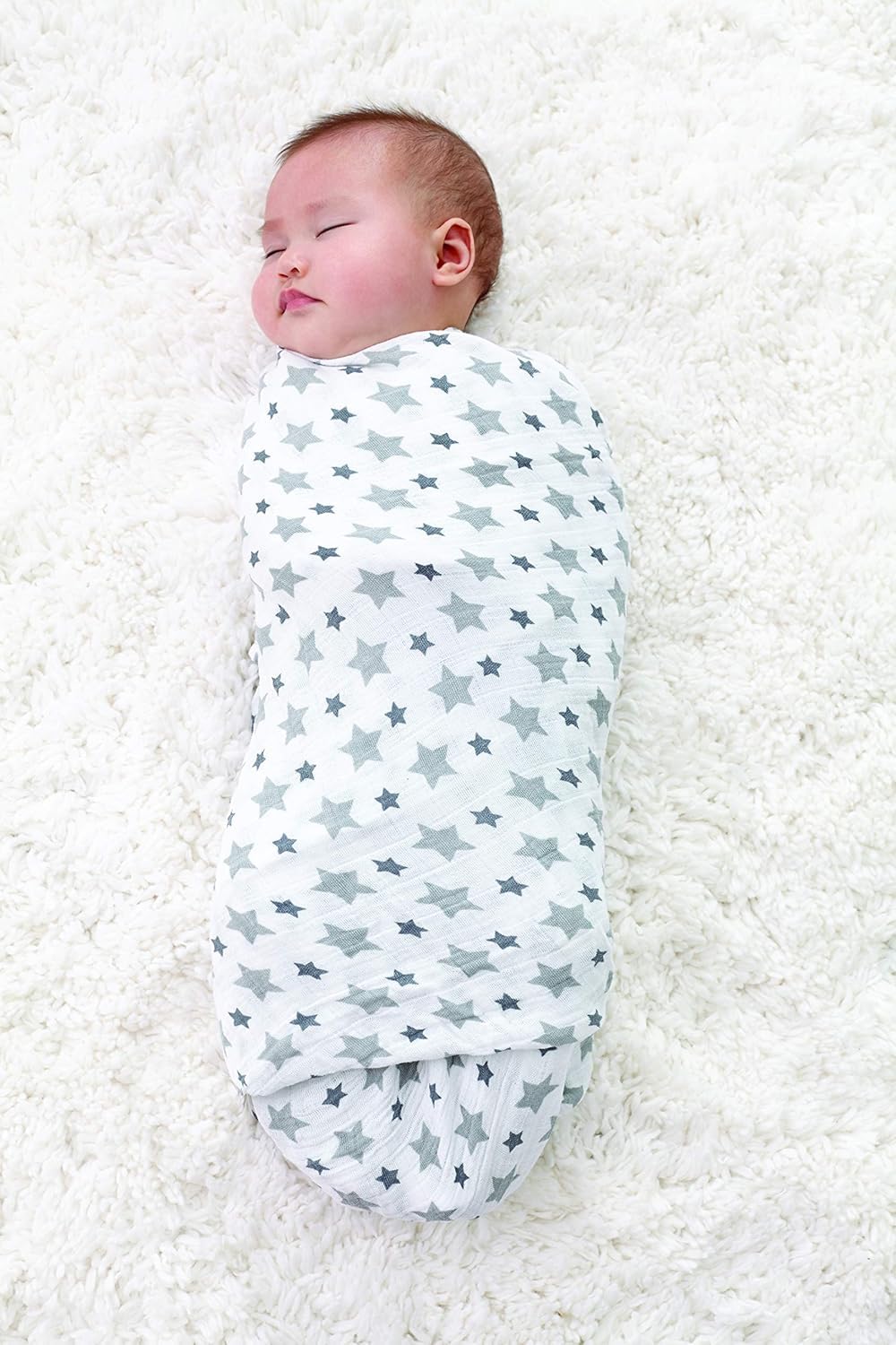 aden + anais twinkle, Pucktücher, Musselin aus 100% Baumwolle, 120cm X 120cm, 4er Pack, twinkle