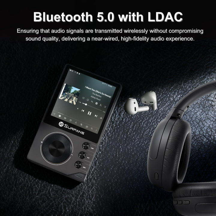 F20 Pro Android Hi-Res Musikplayer mit Dual ESS9018 DAC, DSD512, Spotify & Tidal Support, WLAN & BT