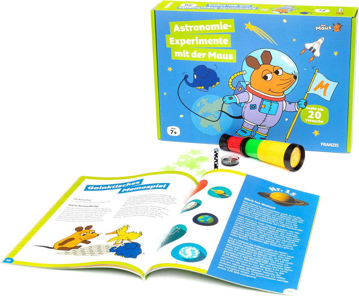 FRANZIS 67177 - Astronomie-Experimente mit der Maus, 20 Versuche für Ferien und Freizeit rund um das