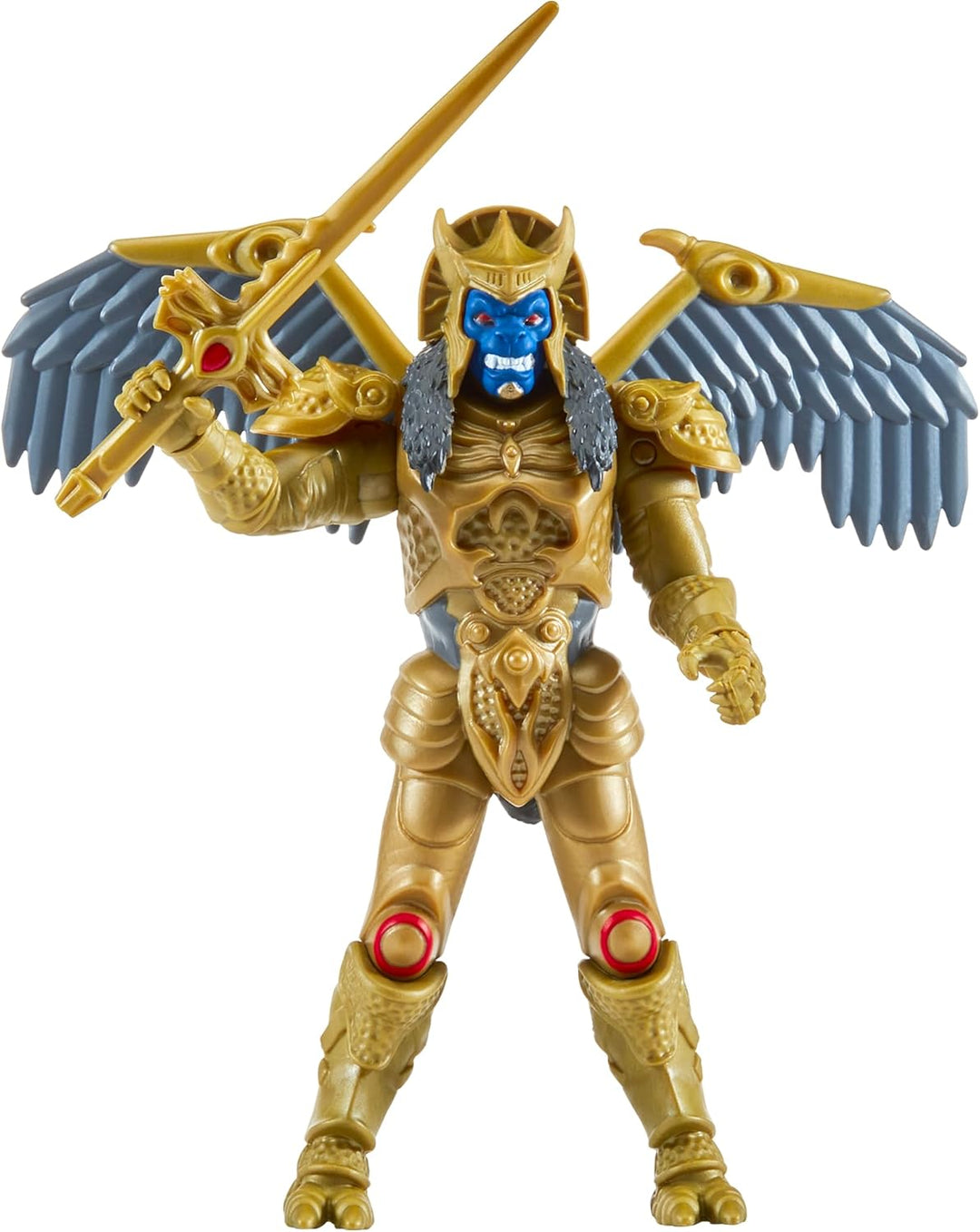 Power Rangers - Die Bösewichte, Figur mit Gelenk, 12 cm, Modell Goldar, für Kinder ab 4 Jahren, PWG0
