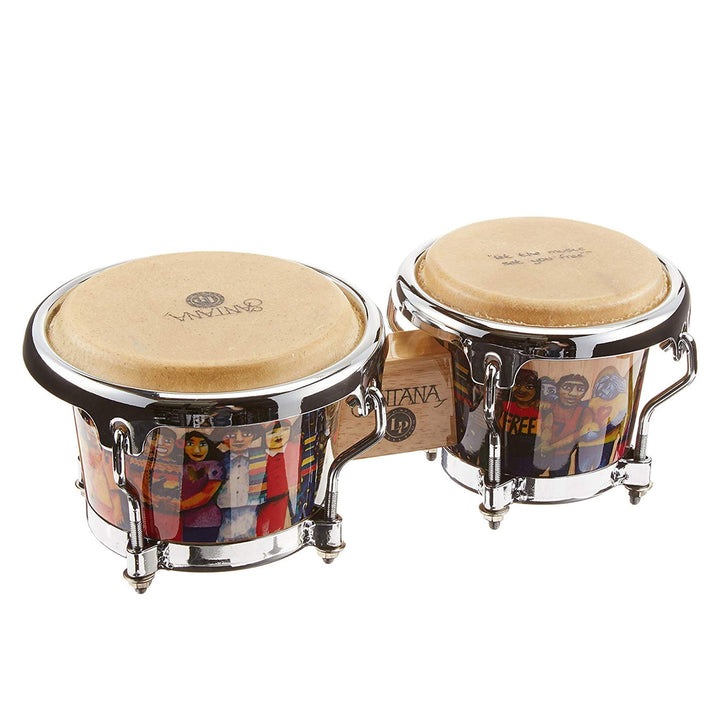 LP Latin Percussion Bongo Mini Tunable Natur LPM199-AW stimmbar Santana, Santana