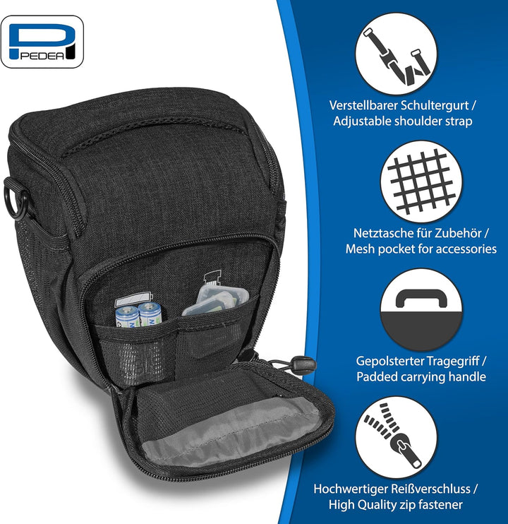 Pedea Kameratasche Fashion für Spiegelreflex DSLR SLR Spiegelreflexkamera Fototasche für DLSM System