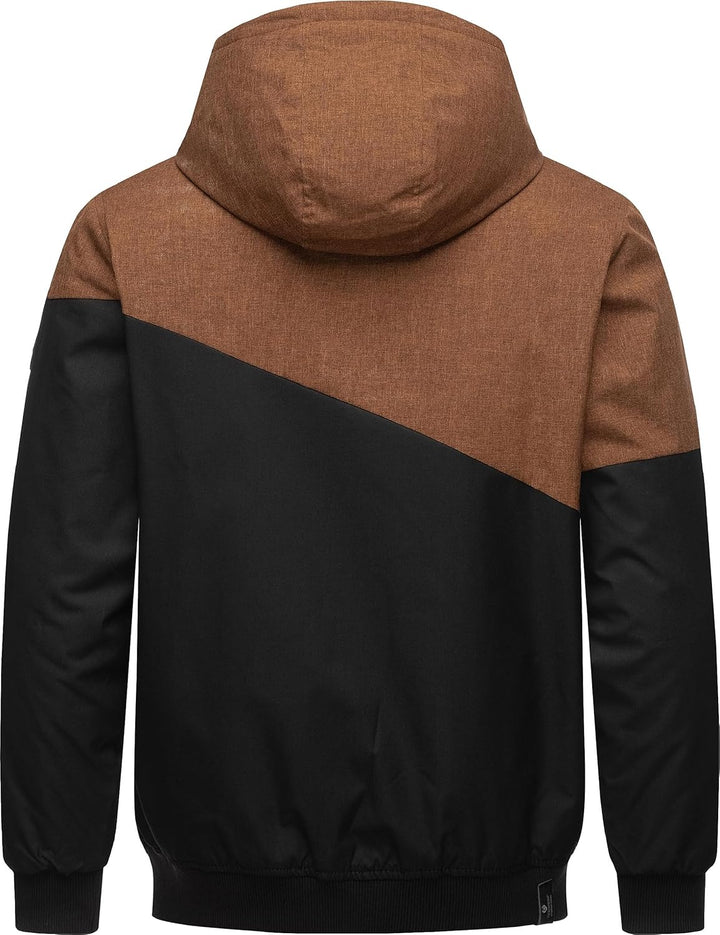 Ragwear Herren warme Winterjacke kurz mit Verstellbarer Kapuze Wings S-3XL 3XL Ginger23, 3XL Ginger2