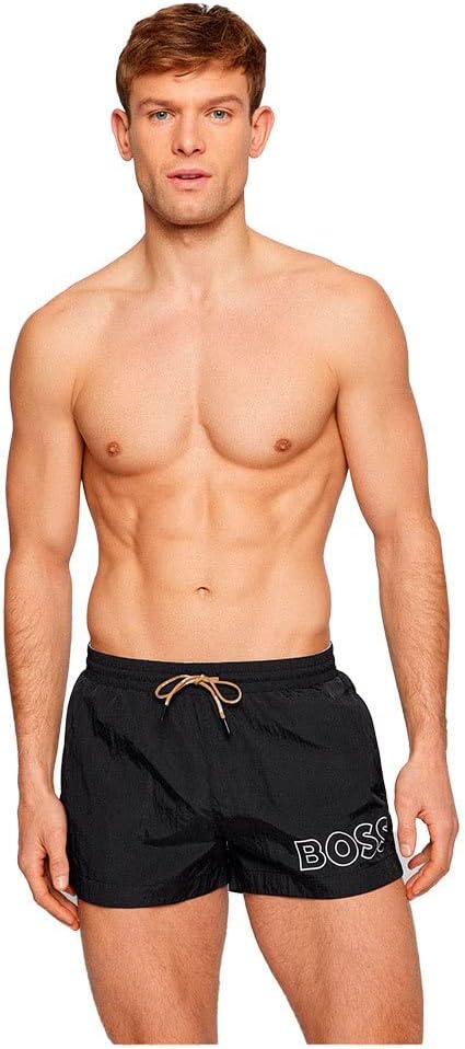 BOSS Herren Badeshorts Beachwear Badehose Mooneye Quick-Dry, Black5