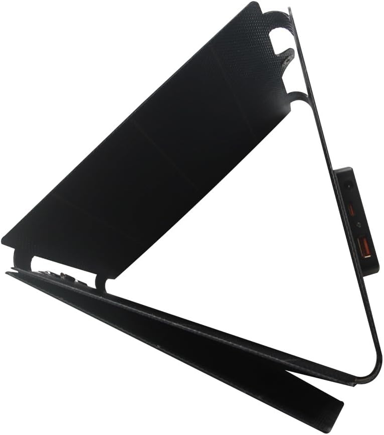 Tragbares Solarladegerät, 25 W, faltbar, ETFE, Flexibles Solarpanel mit USB-C/DC/USB-Ausgängen für P