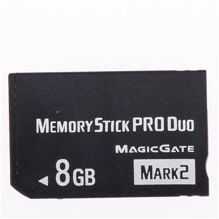 Memeory Stick Pro Duo (Mark2) PSP-Speicherkarte, 8 GB, kompatibel mit Sony PSP1000 2000 3000 Kamera-