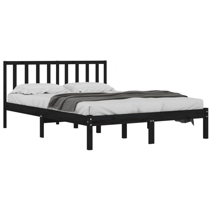 vidaXL Massivholzbett Holzbett Bett Doppelbett Bettgestell Bettrahmen Lattenrost Schlafzimmermöbel S