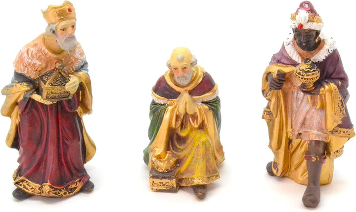 Z1 3 Könige des Weihnachtstages. Zauberer. 12 cm Weihnachtskrippenszene, Figuren, Tiere, Geburt Jesu