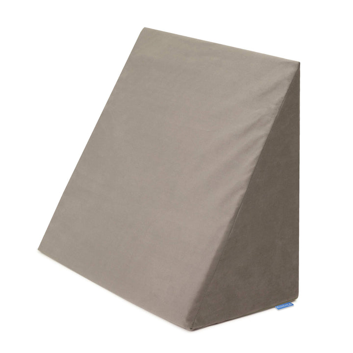Badum - Rückenkissen - Keilkissen Bett - 60 x 50 x 30 cm - mit Schicht aus Memory Foam, Bezug Abnehm