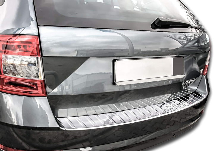 Ladekantenschutz Edelstahl CHROM kompatibel für SKODA Octavia 3 Kombi FACELIFT 2017-2020 | premium Q