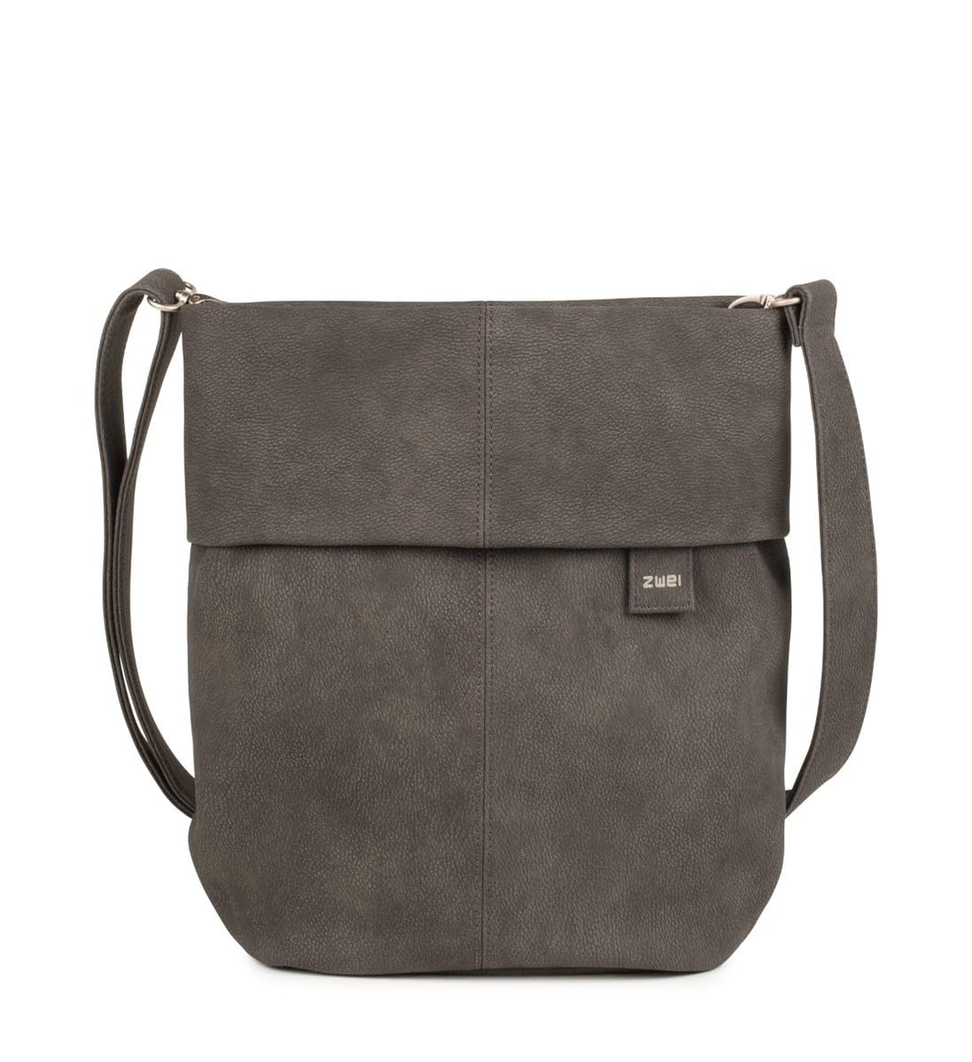 Zwei MADEMOISELLE M12: Elegante A4 Handtasche aus Glattem Kunstleder - Sicherer Verschluss, Vielseit