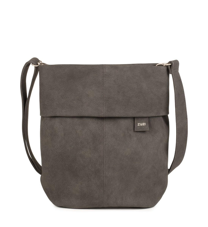 Zwei MADEMOISELLE M12: Elegante A4 Handtasche aus Glattem Kunstleder - Sicherer Verschluss, Vielseit