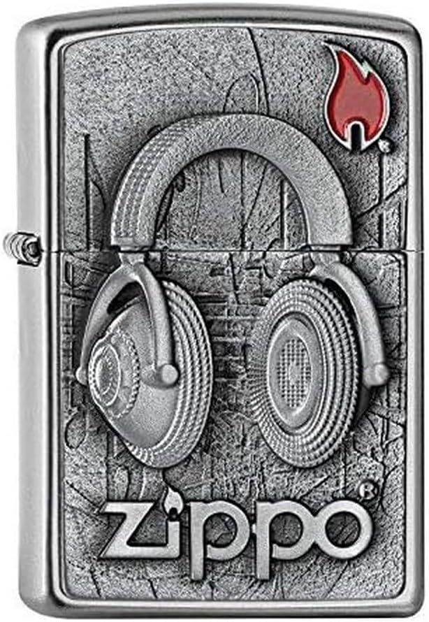 Zippo,2005718,Feuerzeug, AA8Messing, Chrom,5.5 x 3.5x 1 cm