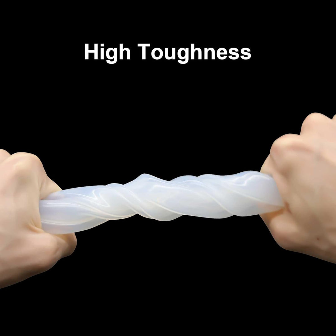 Silikonschlauch,Länge 1,5 Meter,8mm ID x 12mm OD Flexibler Transparenter Lebensmittelechter Schlauch