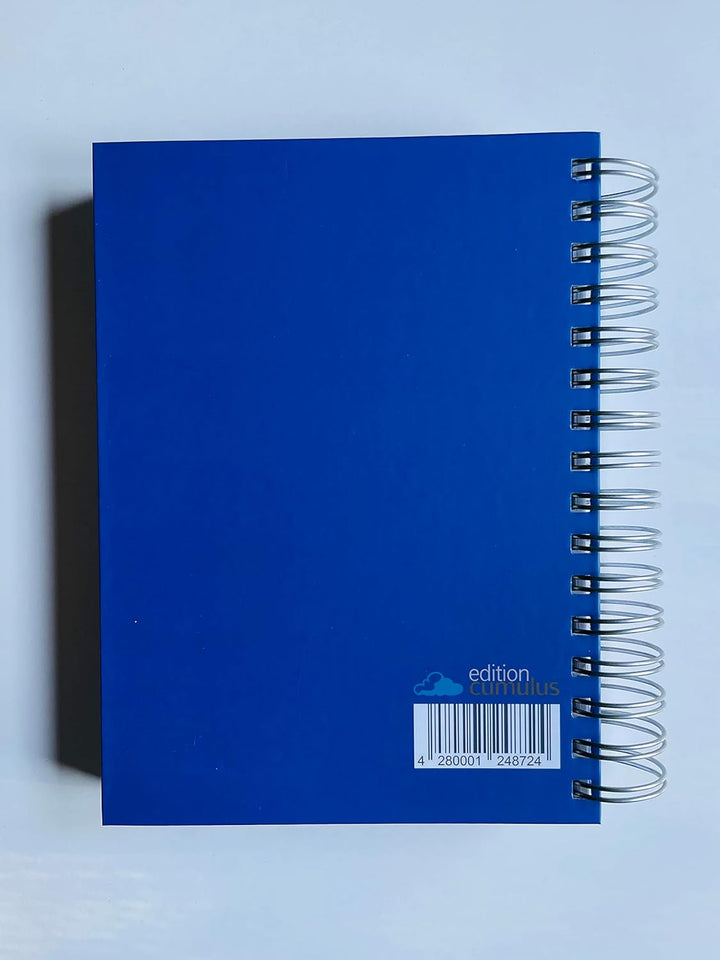 edition cumulus – 2026 Der KLEINE DICKE - DUNKELBLAU (blue) DIN A5 Kalender - 400 Seiten - jeder Tag