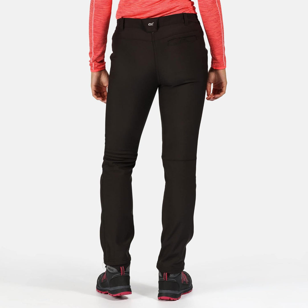 Regatta Damen Anzughose Fenton Water Repellent and Wind Resistant Softshell Long Leg Size 20 Schwarz