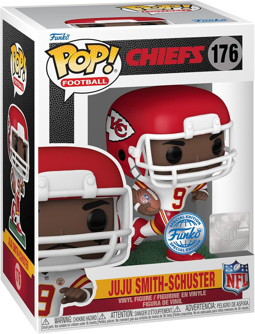 Funko Pop! NFL: Steelers - Ju Ju Smith Schuster Ju Ju Smith Schuster - (Away) - Vinyl-Sammelfigur -