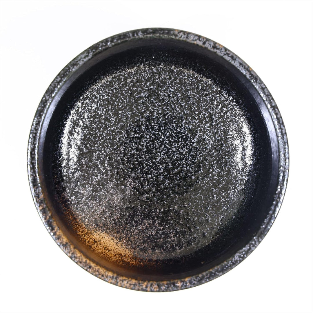 Product of Gifu Japan Japanische Handgefertigte Matcha-Tee-Schale Schwarz, Grüner Tee Zeremonie, Aut