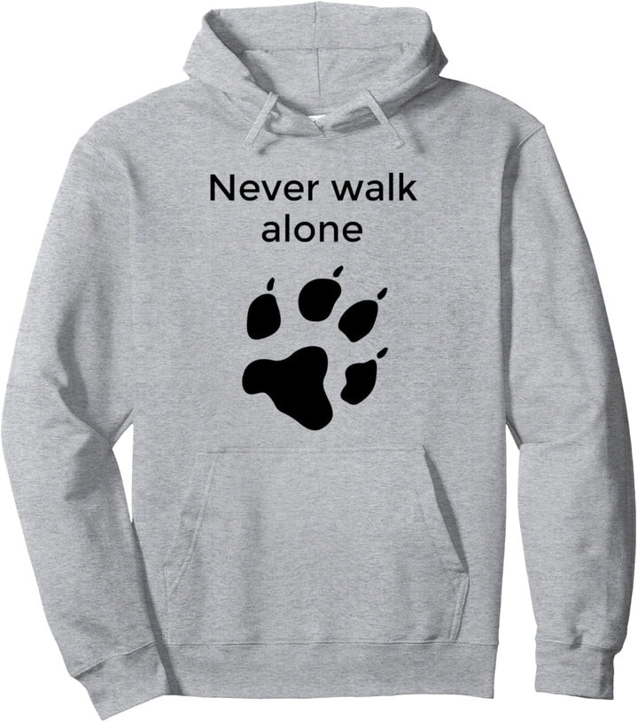 Never walk alone - Hunde Pullover Hoodie