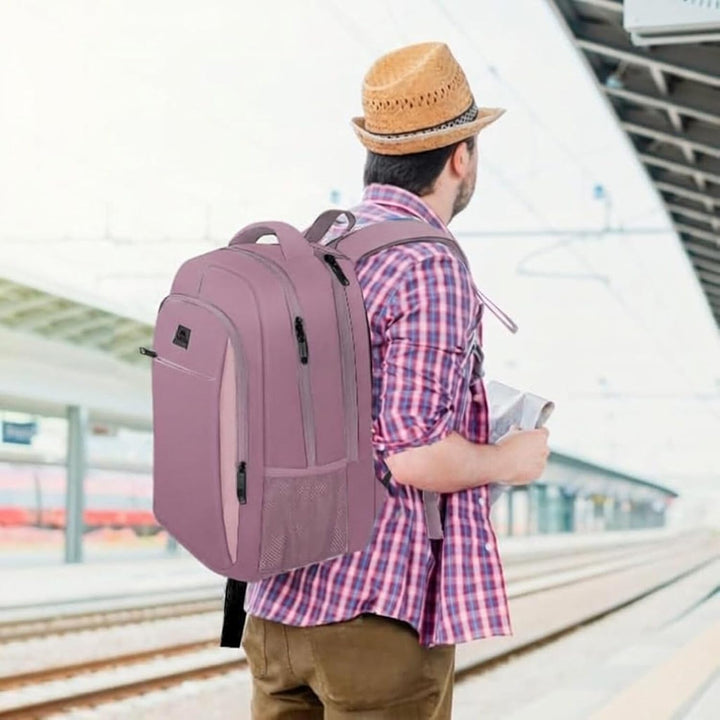 MATEIN Business Laptop Rucksack 15,6 Zoll Reise Laptoptasche mit USB Ladeanschluss Wasserabweisend D