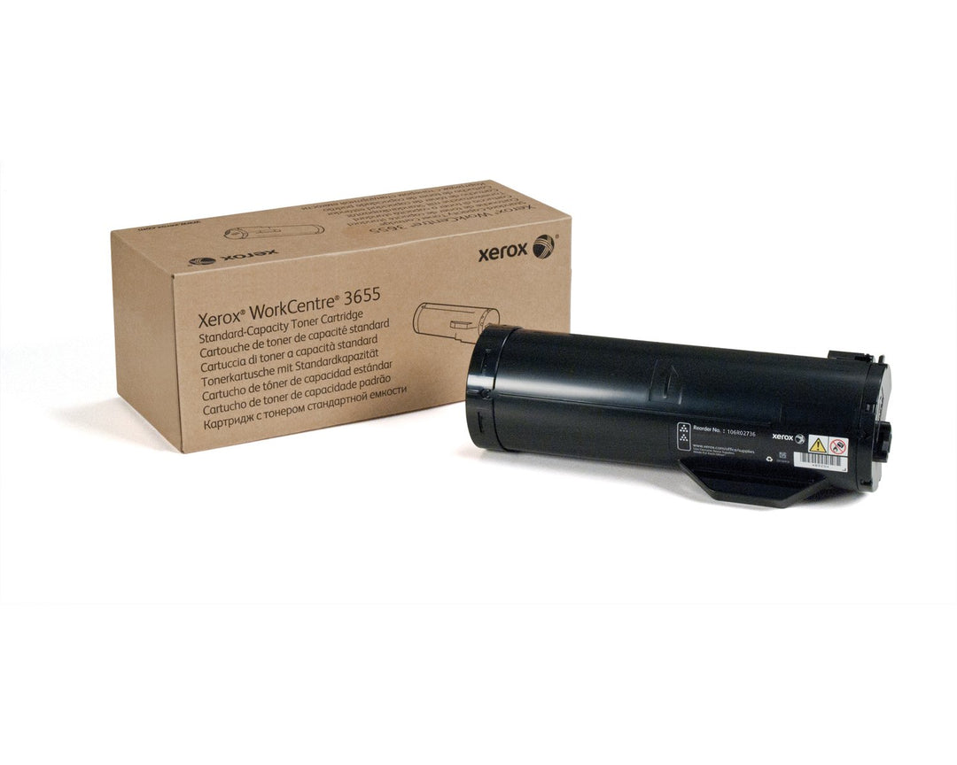 Xerox Std. Capacity Toner (Black) Yield: 6100 Pages, 106R02736 (Yield: 6100 Pages WORKCENTRE 3655)