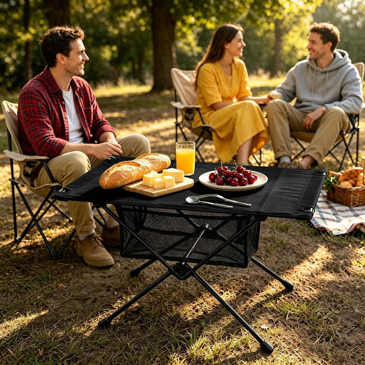 Campingtisch Faltbar - Klapptisch Camping Tisch Höhenverstellbar Ultraleicht Stabil Aluminium Outdoo