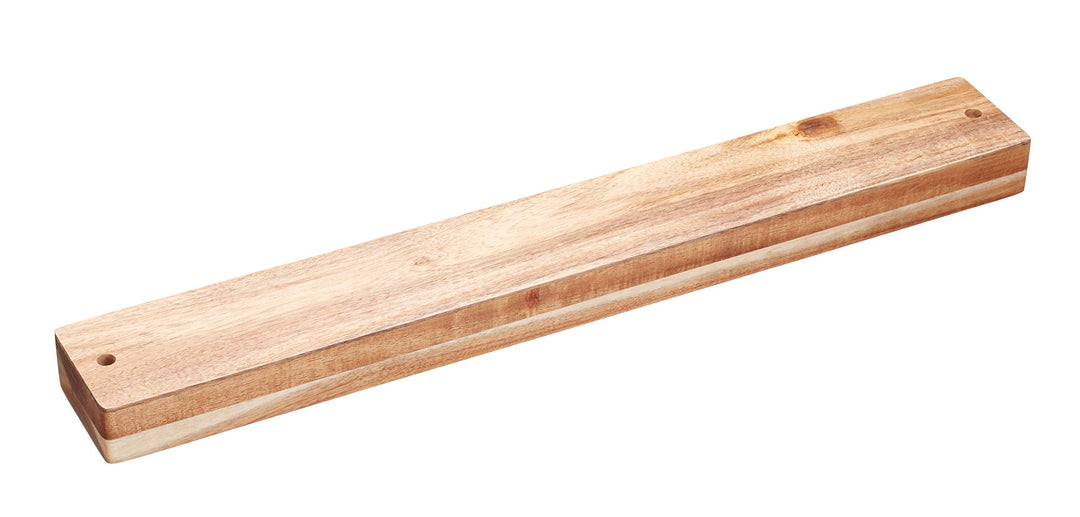KitchenCraft Natural Elements Magnetischer Messerhalter aus Akazienholz - 45 x 6 x 3 cm - aus ökolog