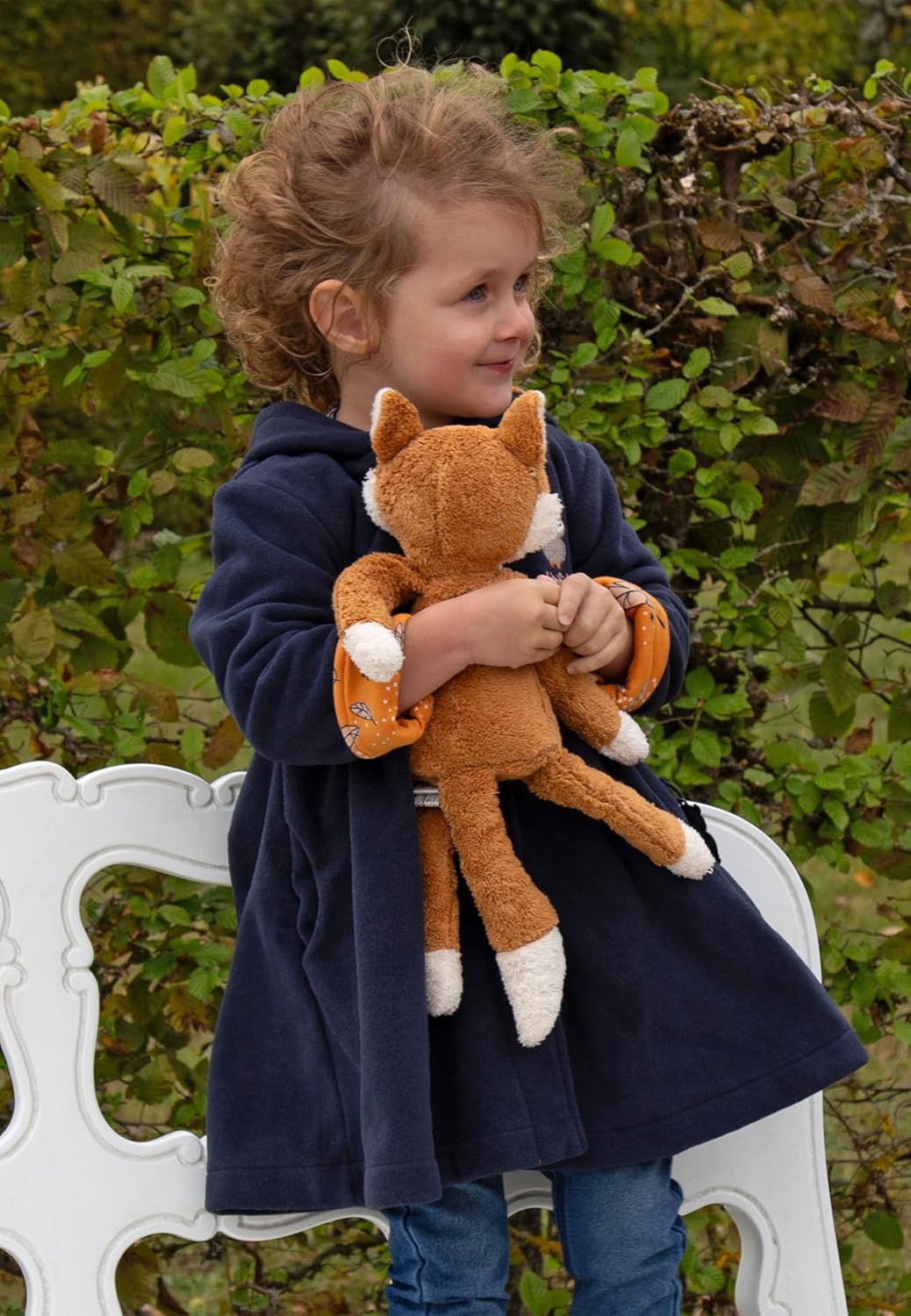 SIGIKID 38781 Kuscheltier Fuchs Green Mädchen und Jungen Babyspielzeug empfohlen ab Geburt orange, S