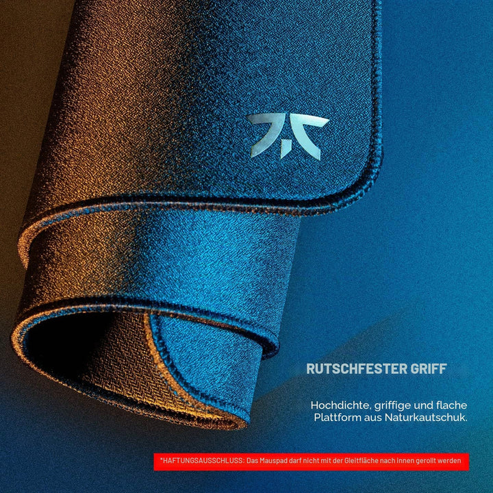Fnatic | Dash XL | erweiterte Profi-Gaming-Mausmatte für E-Sports mit genähten Rändern und rutschfes