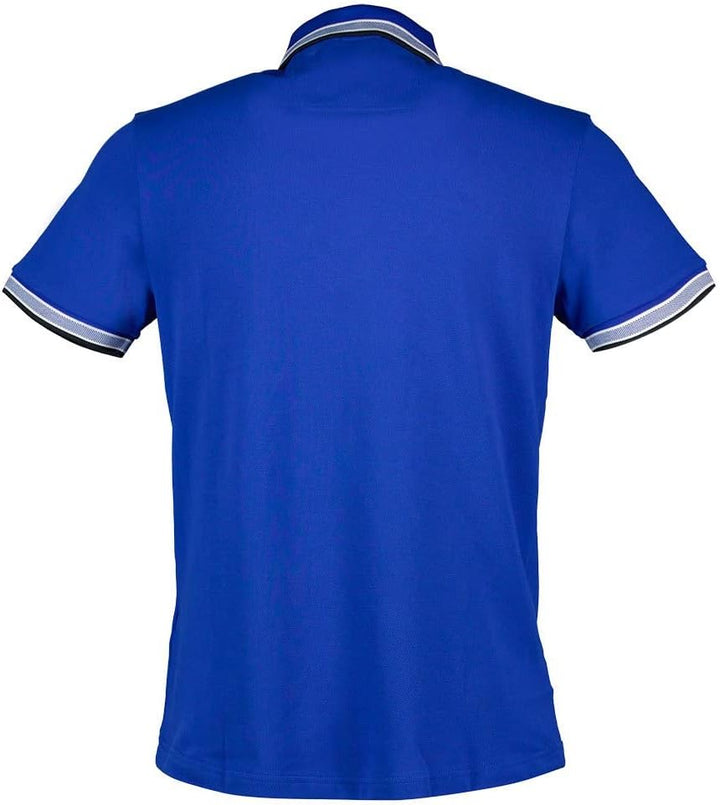 BOSS Herren Paddy Poloshirt aus Bio-Baumwolle mit Logo M Bright Blue433, M Bright Blue433