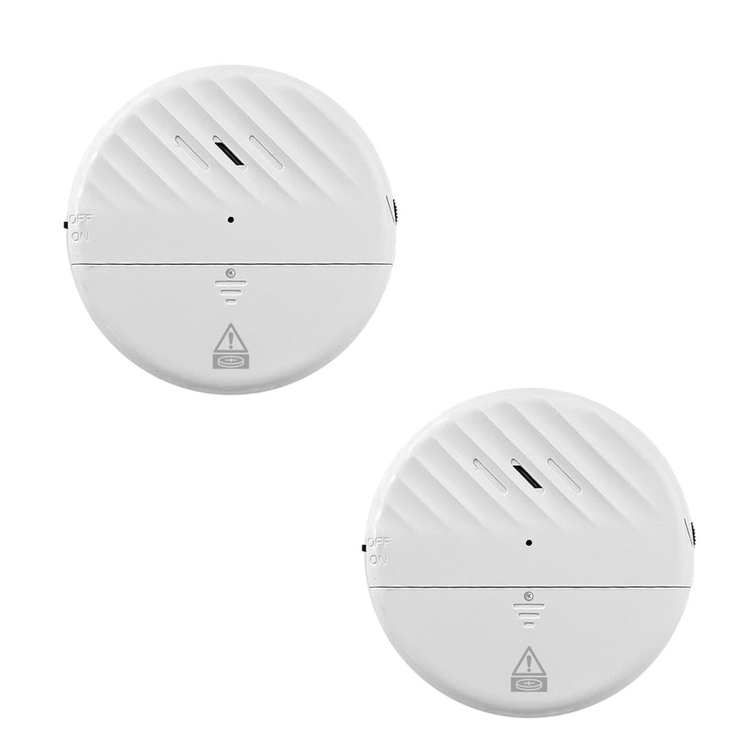ThreeH Vibrationssensor Alarm 125dB Laut Schlank mit Batterien Einstellbare Empfindlichkeit LED-Anze