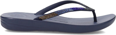 Fitflop Damen Sparkle Classic Iqushion Ombre Flipflop 36 EU Midnight Navy Marineblau, 36 EU Midnight