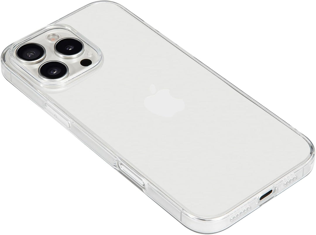 doupi Transparente Schutzhülle kompatibel mit iPhone 16 Pro Max (6,9 Zoll) - PerfektFit Dünn, Clear,