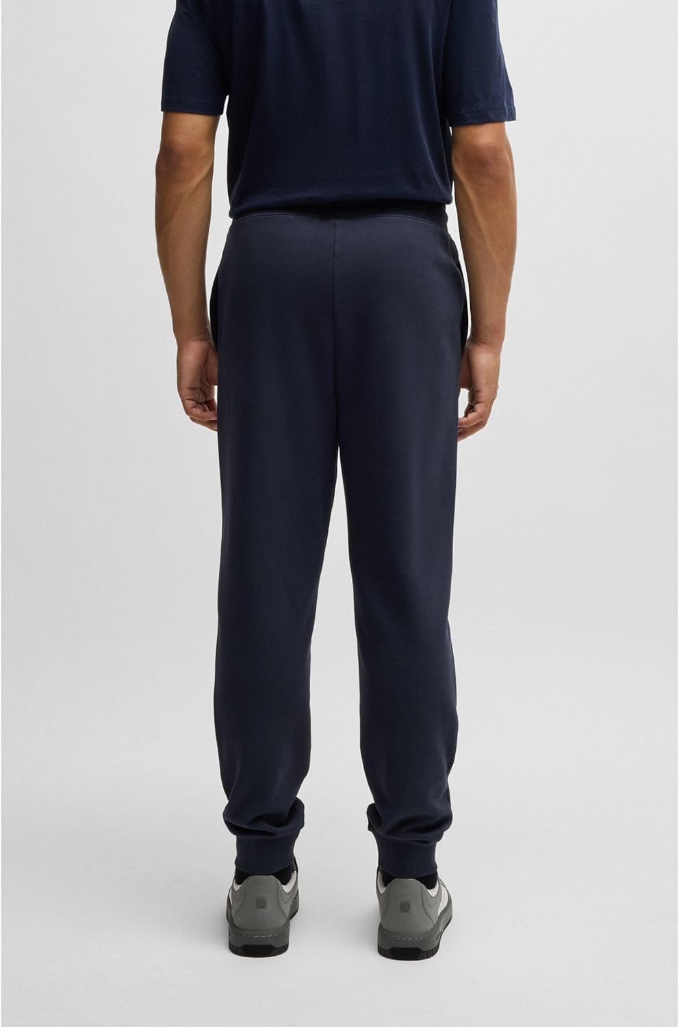 HUGO Herren Dayote232 Jogginghose aus Baumwoll-Terry mit Logo-Print L Dark Blue405, L Dark Blue405