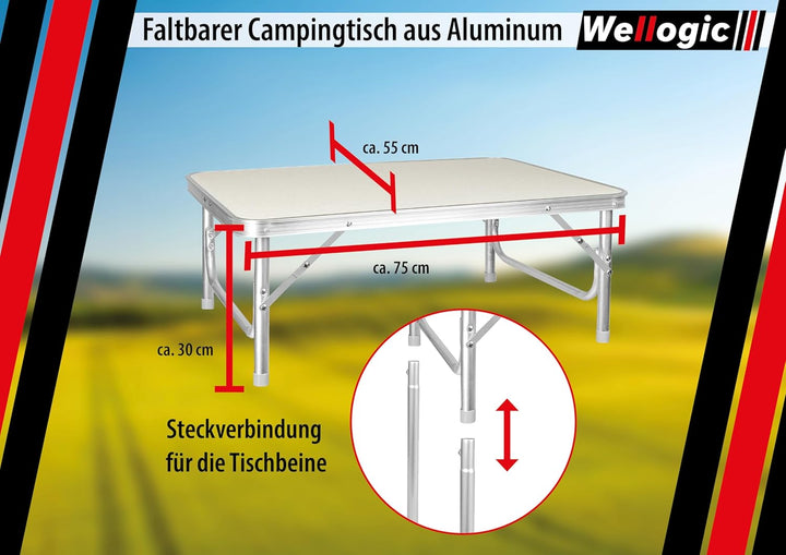 Campingtisch klappbar faltbar höhenverstellbar klapptisch Camping Tisch