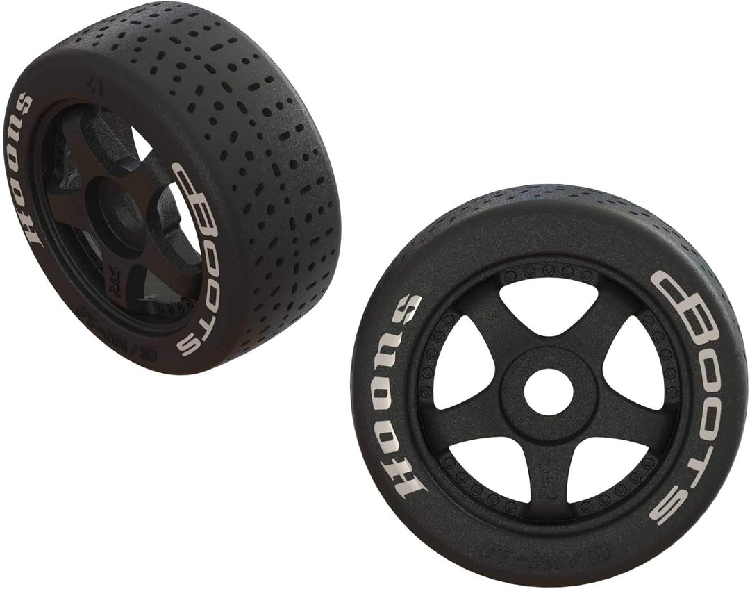 DBoots Hoons 42/100 2.9 vormontierte Riemenreifen, weiss, 17mm Hex, 5-Speichen (2)