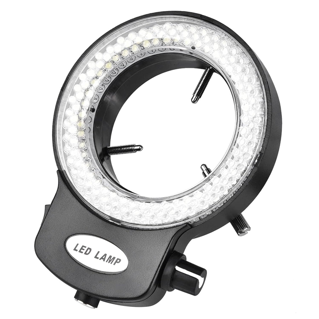 Ejoyous LED Ringlicht Mikroskop, Kamera Ringlampe Mikroskop Einstellbarer 144 LED Ring Light Illumin