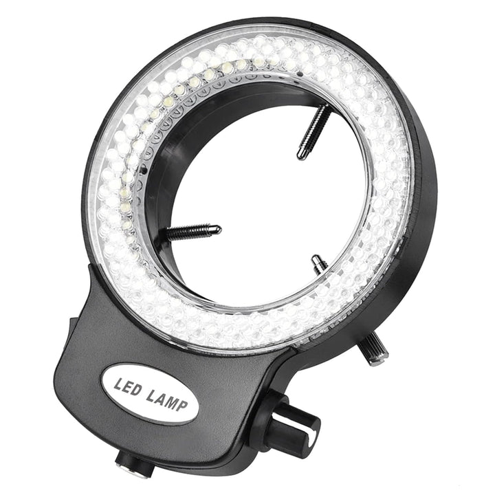 Ejoyous LED Ringlicht Mikroskop, Kamera Ringlampe Mikroskop Einstellbarer 144 LED Ring Light Illumin