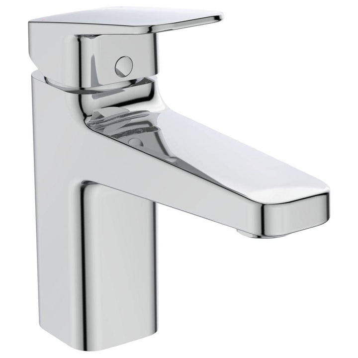 Ideal Standard BD227AA Ceraplan Waschtischarmatur H90, mit Zugknopf-Ablaufgarnitur, Ausladung 12,4 c