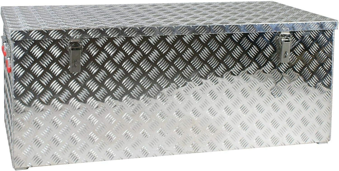 JUMBO Alluminium Riffelblech-Box Alu 312 Liter ALUT312 L1272 x B 525 x H 515 mm ALU-Box Kiste Transp
