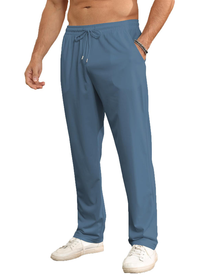 Halfword Jogginghosen Herren Trainingshose Lang Sweathose Atmungsaktiv Sporthose Yoga, M Blau