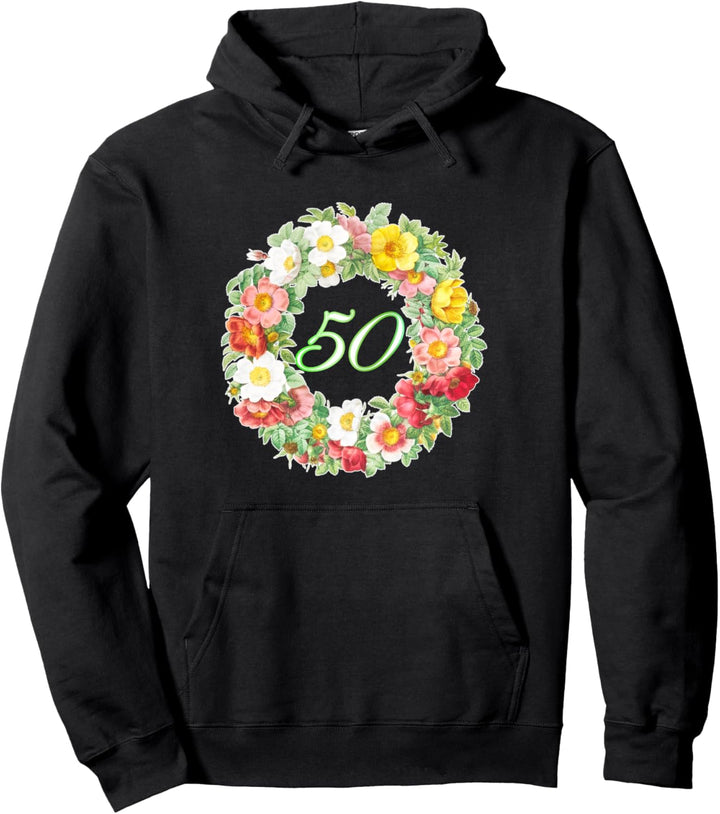 50. fünfzigster Geburtstag Jubiläum Happy Birthday fünfzig Pullover Hoodie