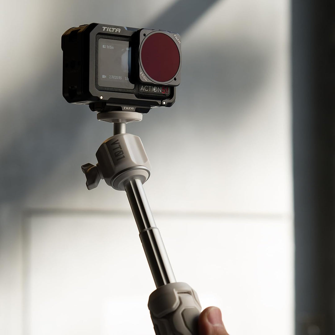 Tilta Kamerakäfig kompatibel mit Osmo Action 3, Action 4 Basic Kit Filmmaking Kit mit Kaltschuh-Empf
