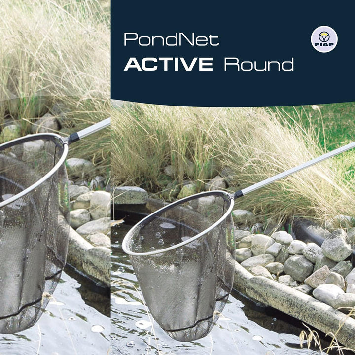 FIAP PondNet Active Round - d: 350 mm - Profi - Teichkescher - Kescher - Fischkescher - Teichzubehör