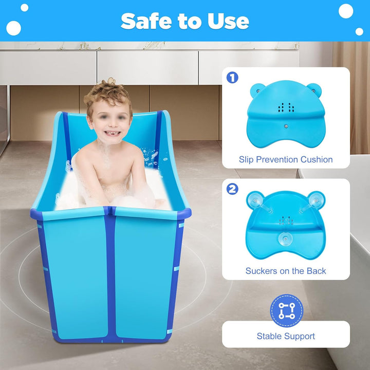 Mobile Badewanne, Faltbare Badewanne, Erwachsene Sauna Bad für Erwachsene und Kinder Kann in Outdoor