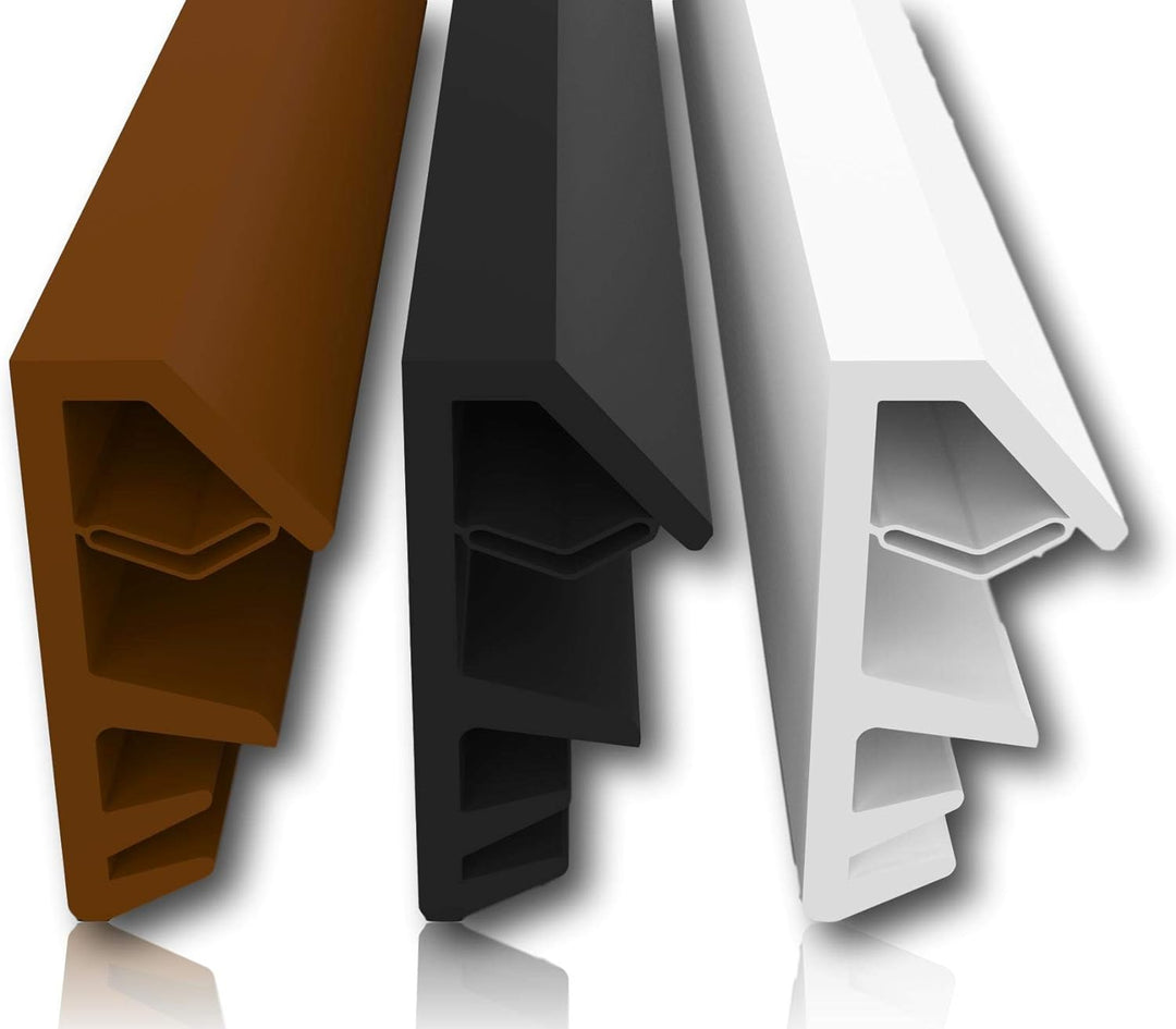 Fensterdichtung Braun 10m - 4mm Nutbreite / 12mm Falz aus TPE hochwertige Gummidichtung Holzfensterd